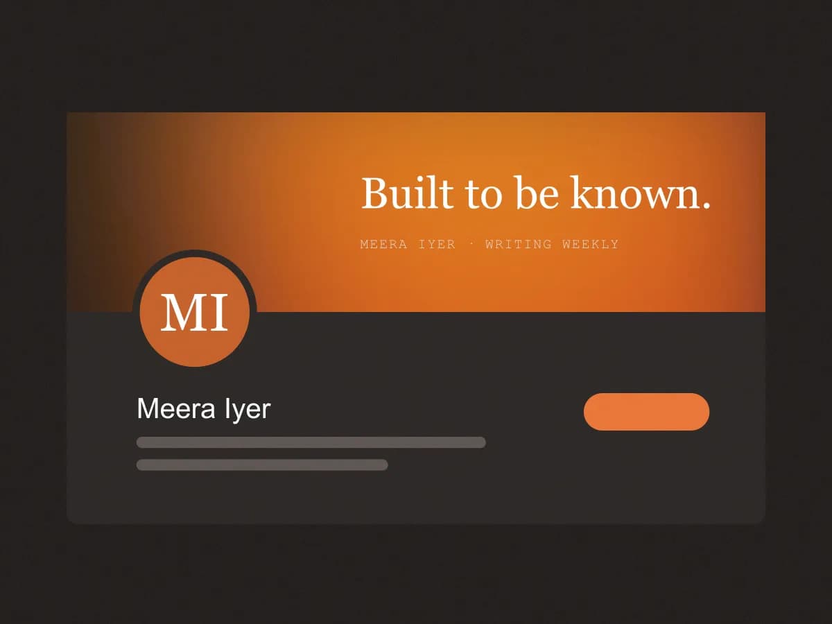 Meera Iyer's profile after the project