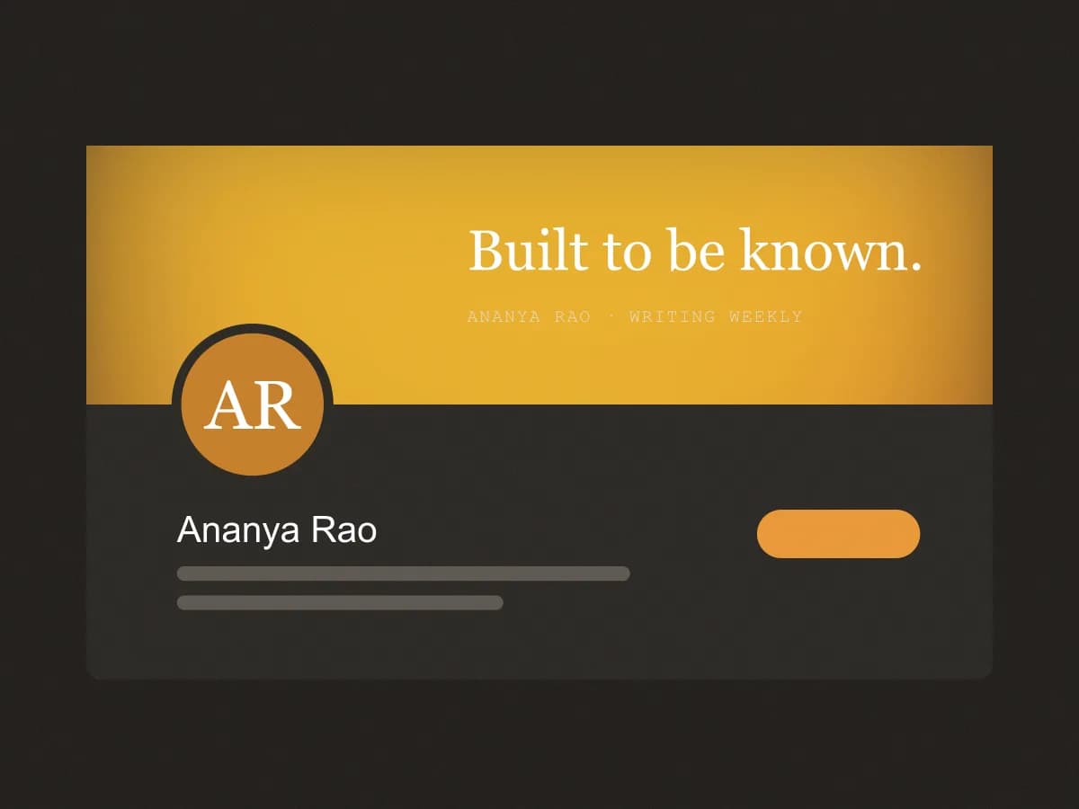 Ananya Rao's profile after the project