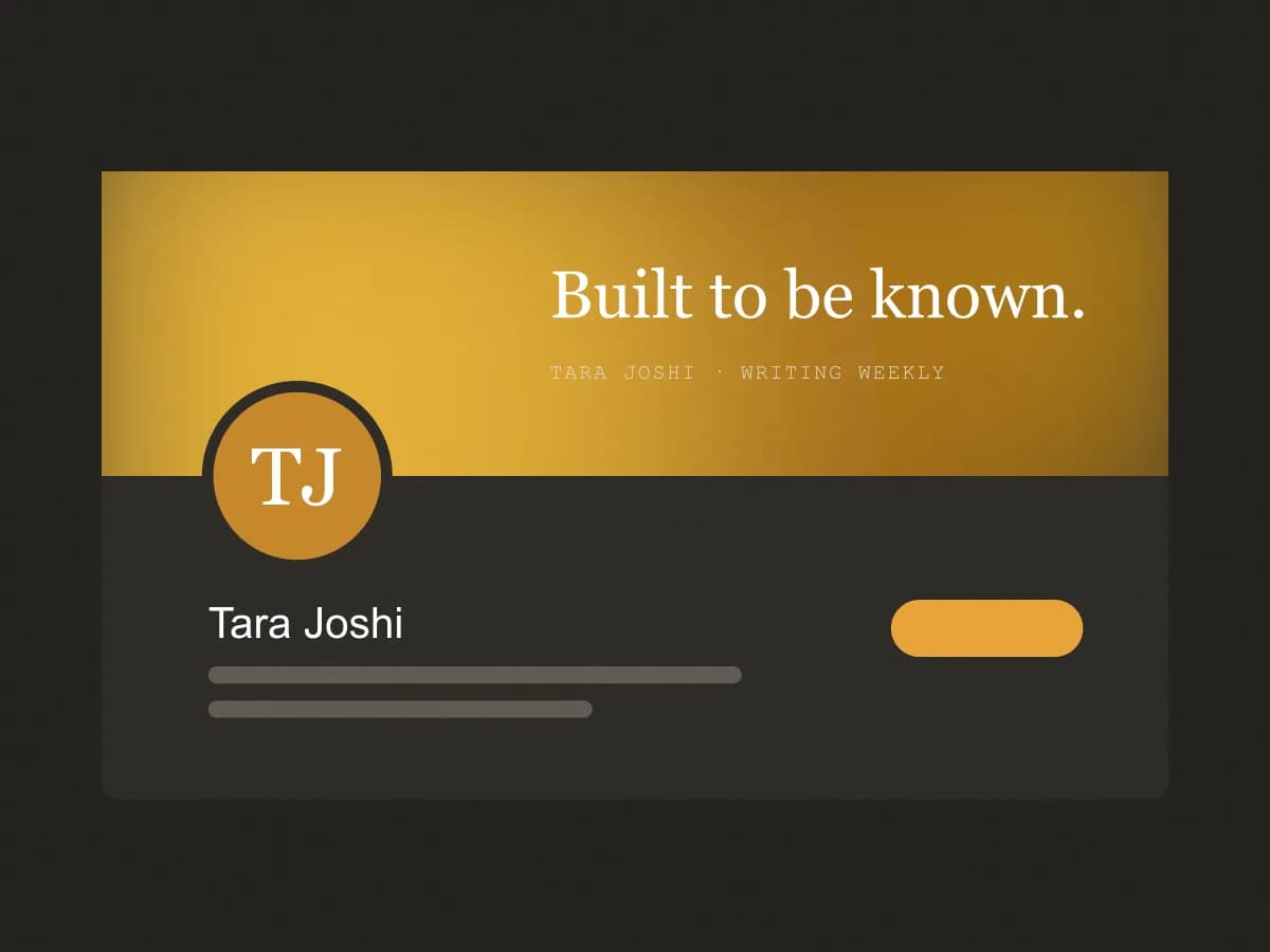 Tara Joshi's profile after the project